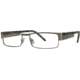 LAmy Jacques Progressive Prescription Eyeglasses - Frame Brushed Silver/Grey Tortoise, Size 55/17mm LYJACQUES03