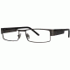 LAmy Jacques Progressive Prescription Eyeglasses - Frame Pewter/Black, Size 55/17mm LYJACQUES01