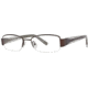 LAmy Justine Progressive Prescription Eyeglasses - Frame Brown/Green, Size 50/17mm LYJUSTINE02