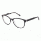 LAmy Karine Eyeglass Frames - Frame BLACK/CRYSTAL, Size 51/16mm LYKARINE01