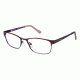 LAmy Monique Single Vision Prescription Eyeglasses - Frame BURGUNDY, Size 51/16mm LYMONIQUE03