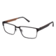 LAmy NU005 Progressive Prescription Eyeglasses - Frame BLACK, Size 55/17mm LYNU00501