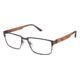 LAmy NU005 Progressive Prescription Eyeglasses - Frame BROWN, Size 55/17mm LYNU00503