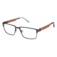 LAmy NU005 Progressive Prescription Eyeglasses - Frame GREY, Size 55/17mm LYNU00502