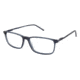 LAmy NU008 Single Vision Prescription Eyeglasses - Frame BLUE, Size 56/16mm LYNU00802