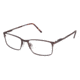 LAmy NU011 Progressive Prescription Eyeglasses - Frame BROWN, Size 53/17mm LYNU01103