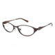 LAmy Olivie Eyeglass Frames - Frame Chocolate / Bronze, Size 52/17mm LYOLIVIE02