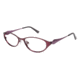 LAmy Olivie Eyeglass Frames - Frame Plum / Raspberry, Size 52/17mm LYOLIVIE03