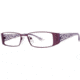 LAmy Orfea 1012 Progressive Prescription Eyeglasses - Frame Purple/Purple, Size 52/15mm LYORFEA101205