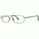 LAmy Port 412 Single Vision Prescription Eyeglasses - Frame Black/Gunmetal, Size 53/17mm LYPORT41201