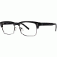 LAmy Sebastien Eyeglass Frames - Frame Black/ Gun, Size 53/17mm LYSEBASTIEN01