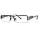 LAmy TRESSEA1010 Eyeglass Frames - Frame Brown, Size 52/16mm LYTRESA101004