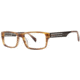 LAmy Tristan Bifocal Prescription Eyeglasses - Frame AMBER TORTOISE, Size 54/17mm LYTRISTAN06