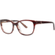 LAmy Vivienne Eyeglass Frames - Frame Translucent Burgundy/ Clear Tortoise, Size 51/16mm LYVIVIENNE06