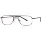 LAmy W-Port 501 Single Vision Prescription Eyeglasses - Frame BRIGHT LIGHT GUN, Size 53/19mm LYWPORT50103S