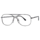 LAmy Westport Prescription Eyeglasses - Frame Gunmetal, Size 57/15mm LYWST0F264-555U01