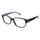 LAmy Zoe Eyeglass Frames - Frame Black/Purple, Size 53/15mm LYZOE01