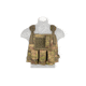 Lancer Tactical 1000D Nylon MOLLE Plate Carrier Vest, Pancott Green, CA-301PN