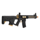Lancer Tactical Enforcer Battle Hawk 10in Skeleton AEG w/ Alpha Stock, Black/Gold, LT-34BCG10-G2-ME