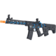 Lancer Tactical Enforcer Blackbird Skeleton AEG, Black/Blue, LT-30BCN-G2-ME