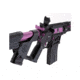 Lancer Tactical Enforcer Blackbird Skeleton AEG, Black/Purple, LT-30BCP-G2-ME