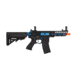 Lancer Tactical Enforcer Needletail Skeleton Crane Stock Low FPS, Black/Navy Blue, LT-29BACNL-G2-ME