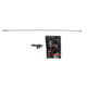 Lancer Tactical Enforcer Needletail Skeleton Crane Stock Low FPS, Black/Navy Blue, LT-29BACNL-G2-ME