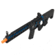 Lancer Tactical Enforcer Series Proline Night Wing Skeleton AEG Rifle, Black/Blue, LT-33BCN-G2-ME