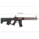 Lancer Tactical Enforcer Series Proline Night Wing Skeleton AEG Rifle, Black/Red, LT-33BCR-G2-ME