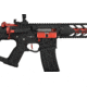 Lancer Tactical Enforcer Series Proline Night Wing Skeleton AEG Rifle, Black/Red, LT-33BCR-G2-ME