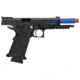 Lancer Tactical Knightshade Hi-Capa Gas Blowback Airsoft Pistol, Black/Blue, LTX-6BN