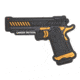 Lancer Tactical Knightshade Hi-Capa Gas Blowback Airsoft Pistol, Black/Gold, LTX-6B