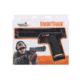 Lancer Tactical Knightshade Hi-Capa Gas Blowback Airsoft Pistol, Black/Gold, LTX-6B