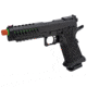 Lancer Tactical Knightshade Hi-Capa Gas Blowback Airsoft Pistol, Black/Green, LTX-6BZ