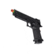 Lancer Tactical Knightshade Hi-Capa Gas Blowback Airsoft Pistol, Black/Green, LTX-6BZ