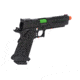 Lancer Tactical Knightshade Hi-Capa Gas Blowback Airsoft Pistol, Black/Green, LTX-6BZ