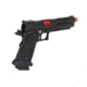 Lancer Tactical Knightshade Hi-Capa Gas Blowback Airsoft Pistol, Black/Red, LTX-6BR