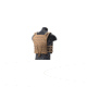 Lancer Tactical Lightweight Molle Tactical Vest with Retention Cords, Tan, CA-1897K
