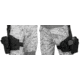 Lancer Tactical MOLLE Platform Drop Leg Pistol Holster, Black, CA-324BN