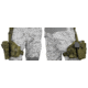 Lancer Tactical MOLLE Platform Drop Leg Pistol Holster, Olive Drab, CA-324G