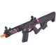 Lancer Tactical Proline Enforcer Battle Hawk 7in Skeleton M4 Airsoft Rifle w/ Alpha Stock, Black/Purple, LT-34BCP7-G2-ME