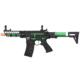 Lancer Tactical ProLine NEEDLETAIL PDW Skeleton AEG High FPS, Black/Green, LT-29BFZ-G2-ME