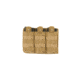 Lancer Tactical Triple MOLLE M4 Magazine Pouch, Tan, CA-1499TN
