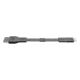 Lander Neve USB to Lightning Cable, 6in, Black, Black, 1 Year Mfg Warranty, LAN-3ULB6-APNEV-8B0