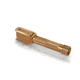 LANTAC 9INE Threaded Barrel, Glock 43, Fluted, 1-10 Twist, 1/2-28 Thread, Bronze, 01-GB-G43-TH-BRNZ