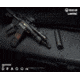 LANTAC Dragon Muzzle Brake with Dead Air Keymo suppressor mounts, .223/5.56, 1/2x28 UNEF R/H, Black, DGN556B-DA