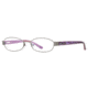 Laura Ashley Sugar &amp; Spice SELG SUGR00 Eyeglass Frames - Plum SELG SUGR004725 PU