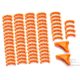 LaRue Tactical HandStop and IndexClip Combo, 74 Total Piece, Blaze Orange, LT711-708-BLZ