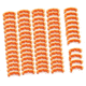 LaRue Tactical IndexClips, 72 Piece Set, Blaze Orange, LT708-BLZ