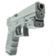 LaserLyte New V4 Laser: Fits All Railed Pistols, Black FSL-4